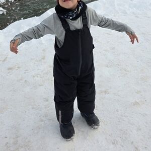 Black ZARA Snow Bib